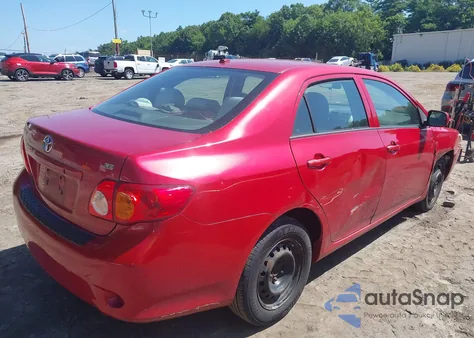 2010 Toyota Corolla Le z USA, uszkodzony, nr VIN 2T1BU4EE9AC474318